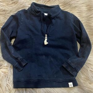 Like new Burt’s Bees navy blue pullover in size 2T